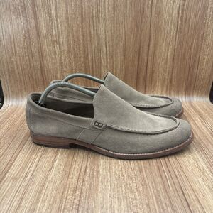 Frye Mens Grenson Beige Suede Slip On Loafers Size US 11 D Shoes